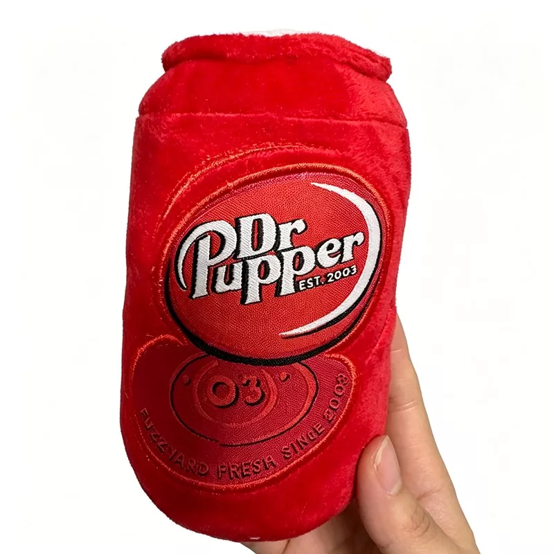 Pizza Piece Crinkle Plush Dog Toy